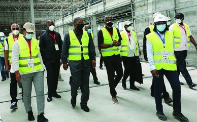 Chefe de Estado, João Lourenço, apreciou área por área o futuro aeroporto de Luanda - Kindala Manuel/Edições Novembro