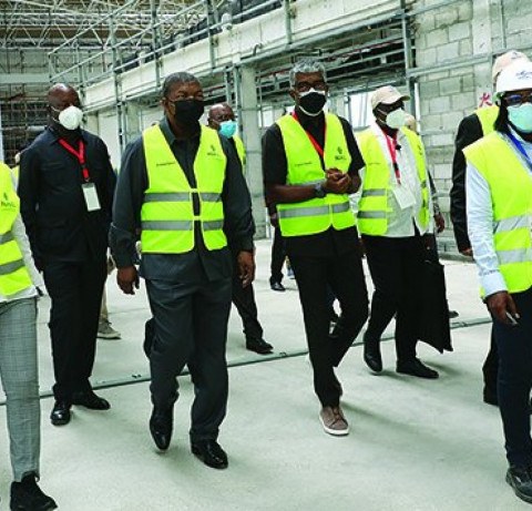 Chefe de Estado, João Lourenço, apreciou área por área o futuro aeroporto de Luanda