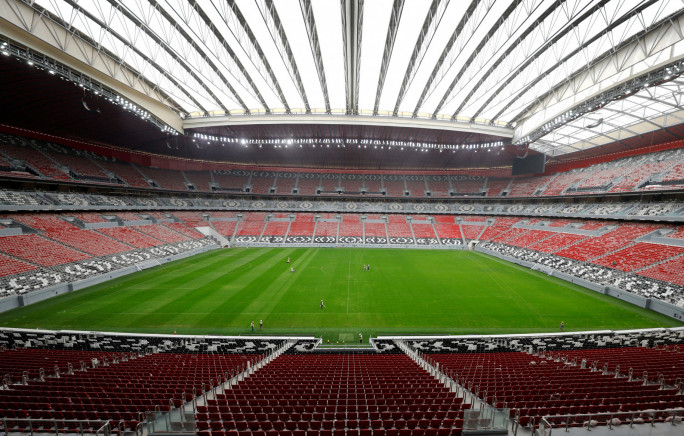 Visão geral do estádio Al Bayt