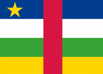 Bandeira da República Centro Africana - Divulgação