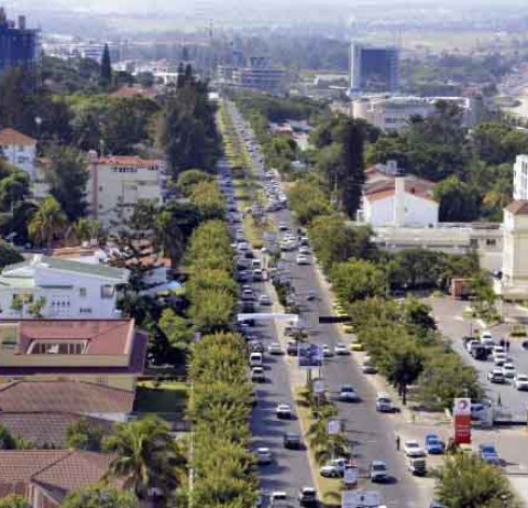 Vista da cidade de Maputo