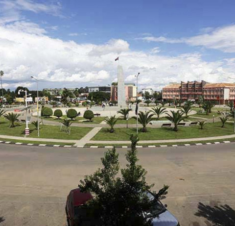 Vista da cidade do Huambo