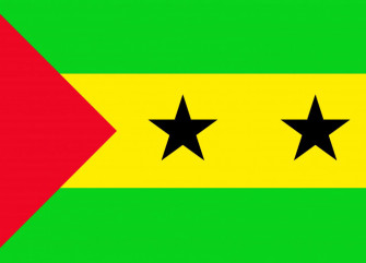 Bandeira de S.Tomé e Príncipe - Divulgação