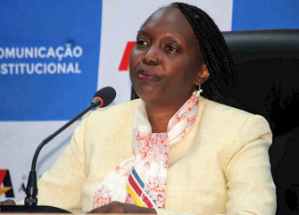 Ministra da saúde, Sílvia Lutucuta - Angop
