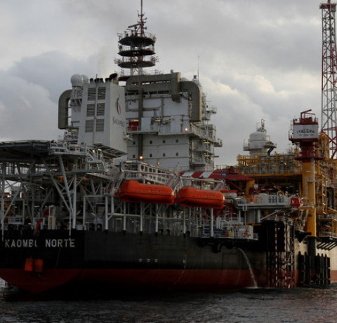 Plataforma de explora&ccedil;&atilde;o petrol&iacute;fera (Arquivo)