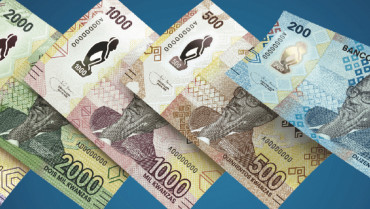 Notas do Kwanza, moeda nacional de Angola - BNA