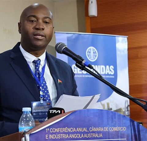 Presidente da Câmara de Comércio e Indústria Angola-Austrália, Divaldo dos Santos