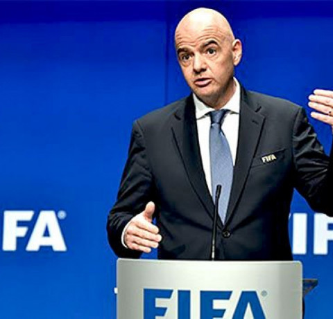 Presidente da FIFA, Gianni Infantino