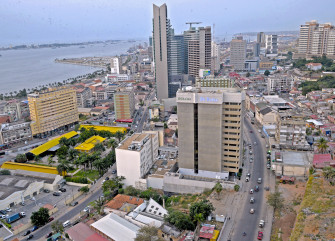 Vista parcial da cidade de Luanda