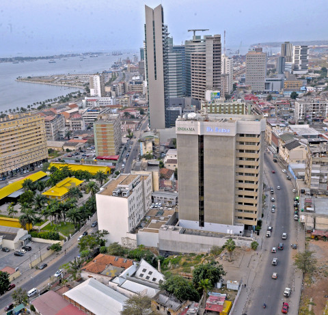Vista parcial da cidade de Luanda