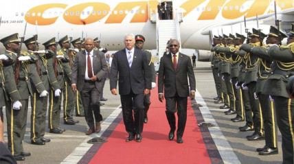 Presidente da República de Cuba, Miguel Mario Díaz-Canel Bermúdez em Angola - Angop