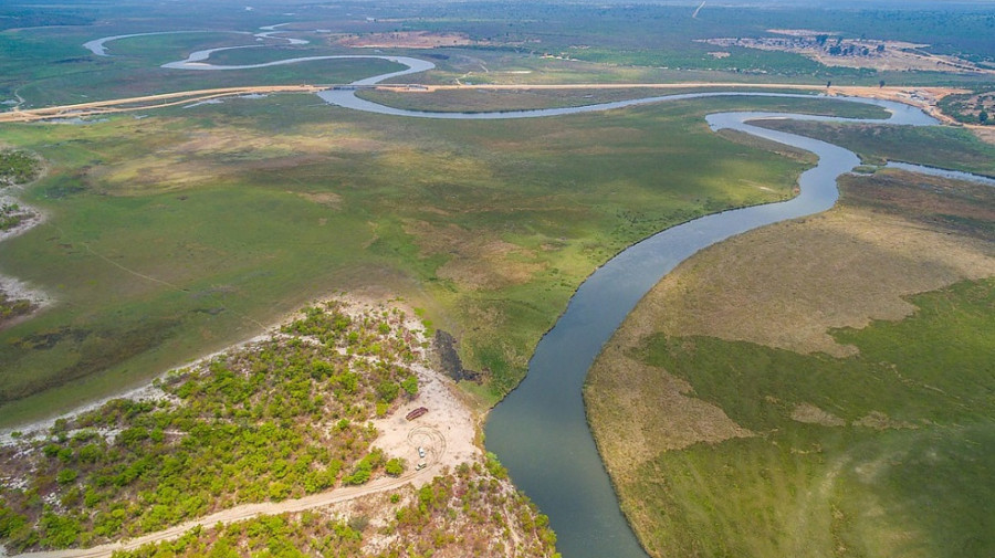 Panorama da &aacute;rea Transfronteiri&ccedil;a de Conserva&ccedil;&atilde;o do Okavango