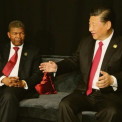 Presidente da Rep&uacute;blica, Jo&atilde;o Louren&ccedil;o, com hom&oacute;logo chin&ecirc;s, Xi Jinping