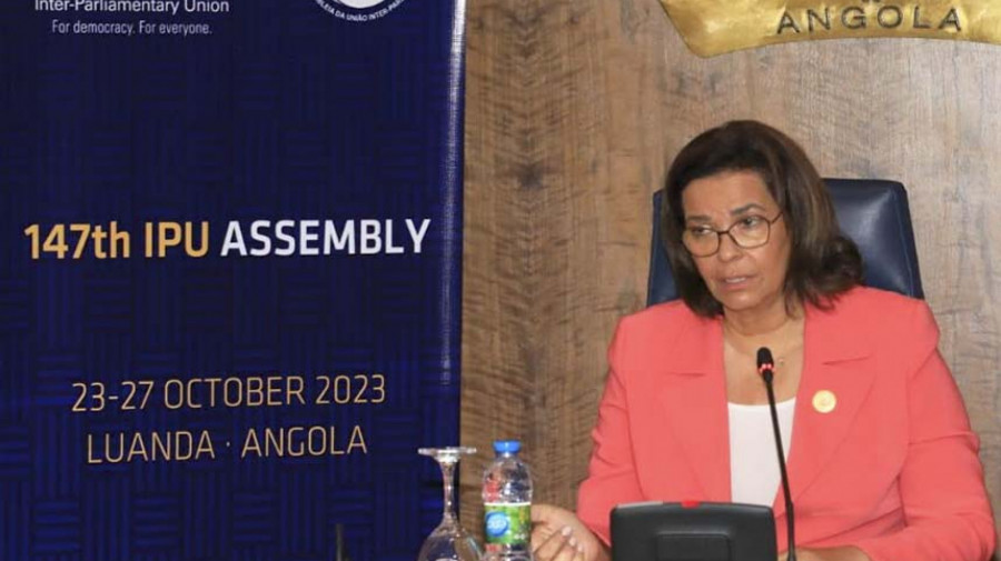 Porta-voz da 147&ordf; Assembleia Geral da UIP, Idalina Valente