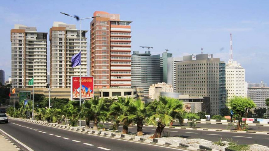Vista da cidade de Luanda