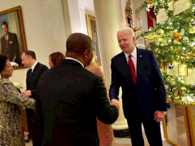 Joe Biden e João Lourenço em Washington  - Angop