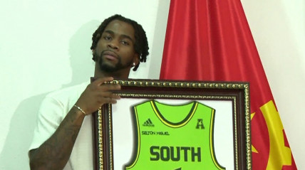 Jogador angolano Selton Miguel - Cedida