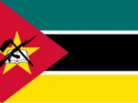 Bandeira de Mo&ccedil;ambique - Divulga&ccedil;&atilde;o