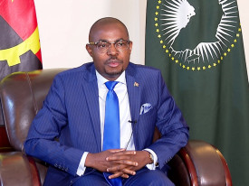 Embaixador de Angola na Eti&oacute;pia e representante junto da Uni&atilde;o Africana, embaixador Miguel Bembe - DR