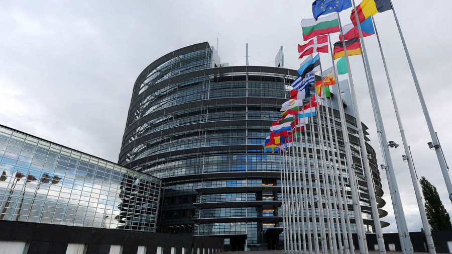 Edifício da União Europeia na cidade de Bruxelas