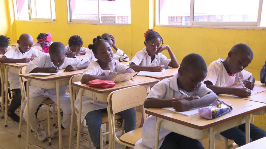Crianças na escola