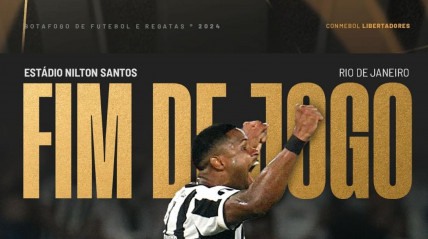 Botafogo vence na Libertadores da América  - Botafogo
