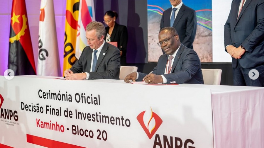 Cerimónia oficial de decisão da participação da TotalEnergie no projecto ‘Kaminho-Bloco 20’