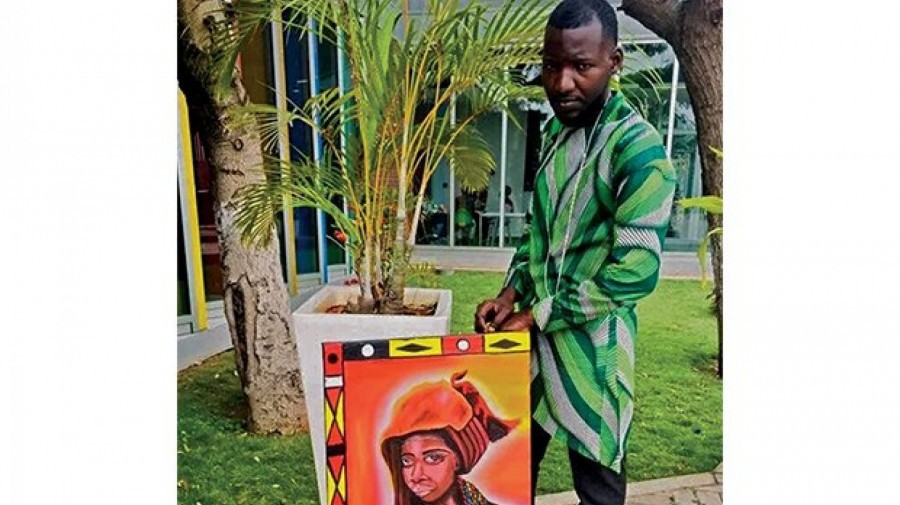 Artista plástico angolano "Fill"