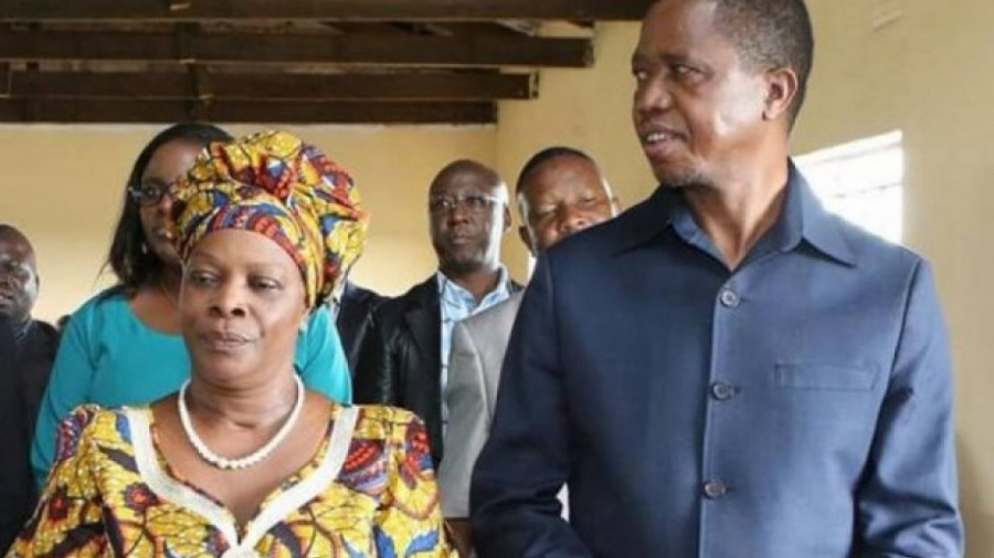 Esposa do ex-Presidente Edgar Lungu foi detida