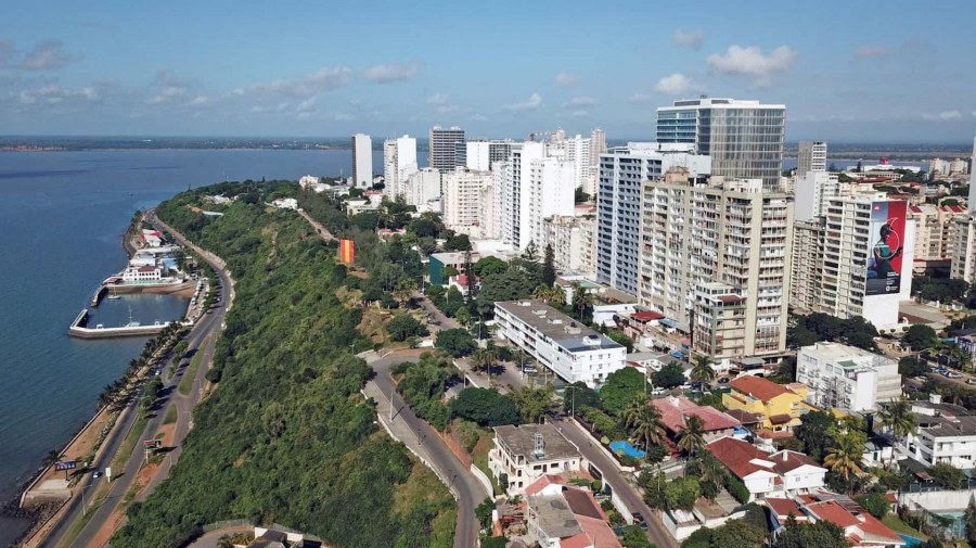 Um pormenor da cidade de Maputo, Moçambique