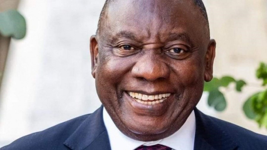 Presidente da &Aacute;frica do Sul, Cyril Ramaphosa 