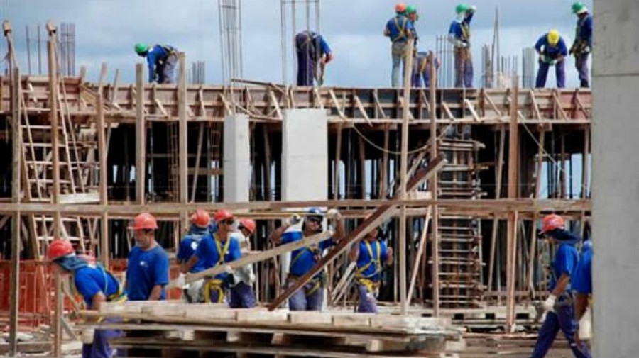 Trabalhadores do ramo da constru&ccedil;&atilde;o 