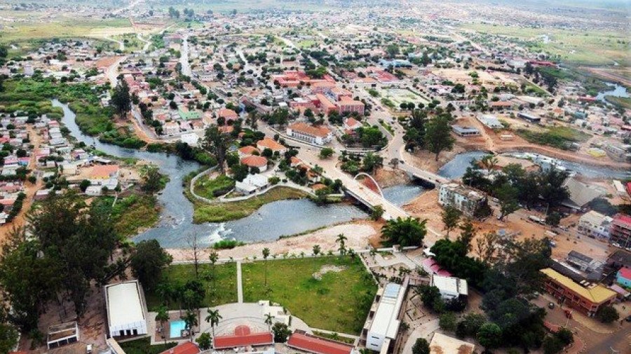 Um pormenor da cidade de Menongue, capital do Cubango 