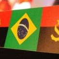 Bandeiras de Angola e do Brasil