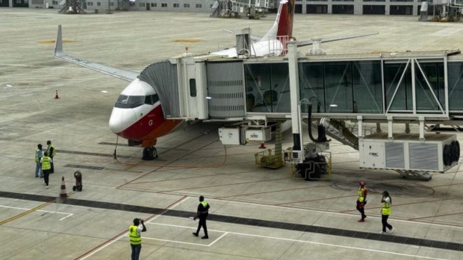 Testes no novo aeroporto internacional