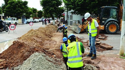 Ligações para distribuição de Água potável - DR