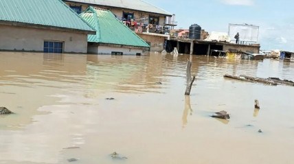 Enchente de uma barragem na Nigéria  - DR