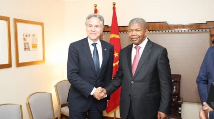 PR João Lourenço com secretário de Estado dos EUA, Anthony Blinken - DR