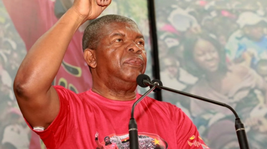 Presidente João Lourenço na abertura do VIII congresso extraordinário do MPLA