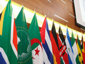 Bandeiras dos Estados membros da SADC - DR