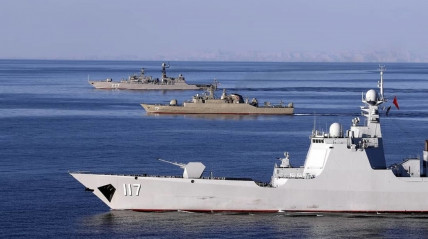 China, Rússia e Irão completam exercícios marítimos no golfo de Omã - DR