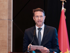 Embaixador da Noruega, Bjornar Dahl Hotvdt - DR