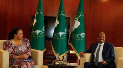 Ministra das Relações Exteriores da RDC recebida na União Africana - DR