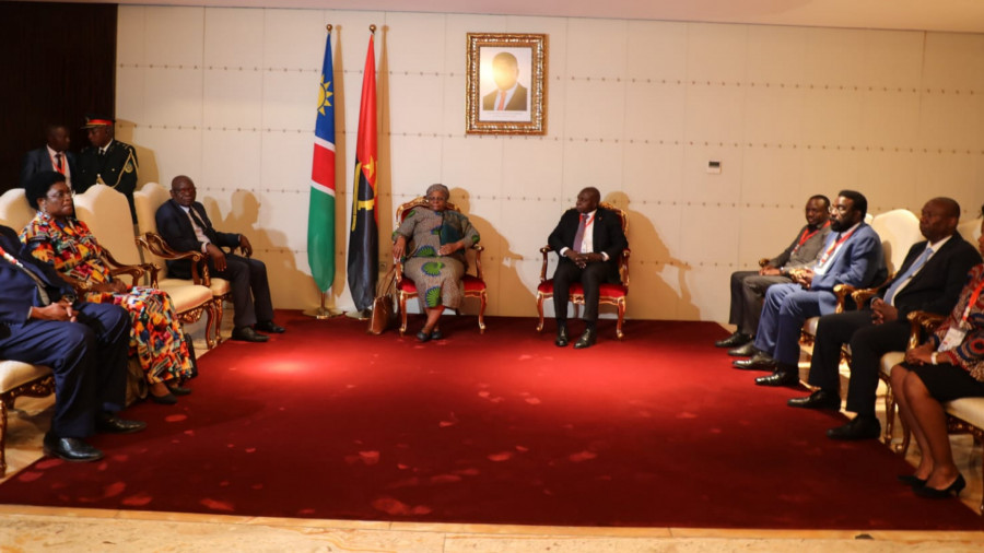 Presidente da Namíbia, Ndemupelila Netumbo Nandi-Ndaitwah, está em Angola para visita oficial