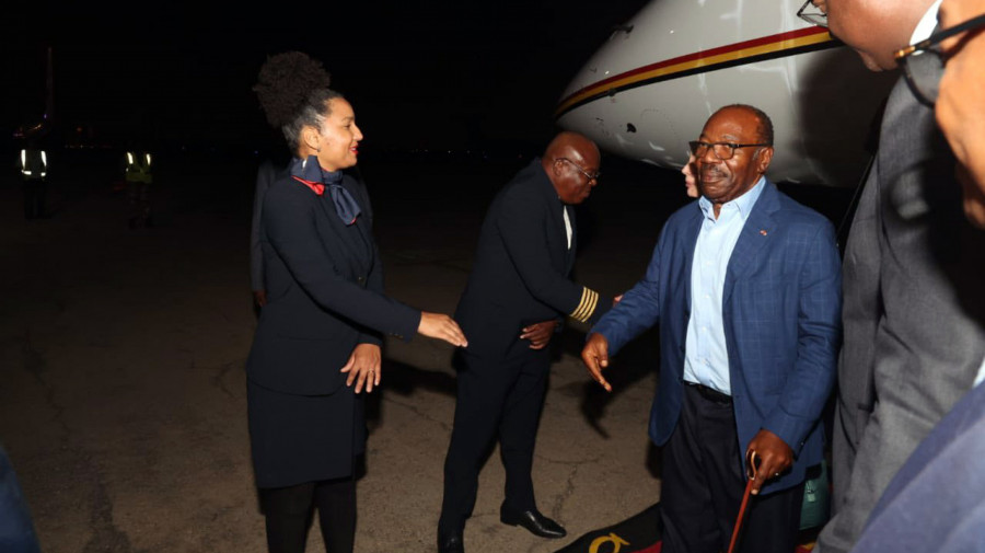 Ali Bongo em Angola
