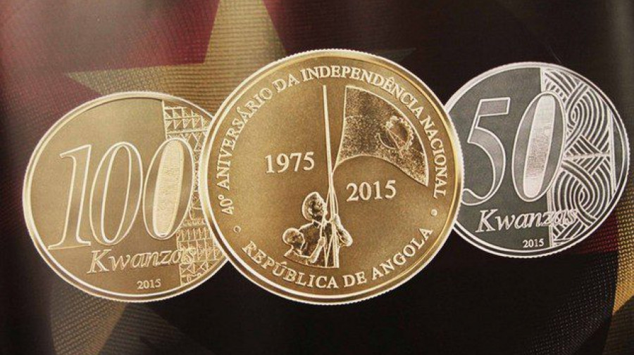 Moedas metálicas de kwanzas