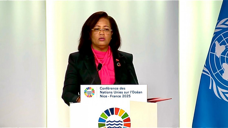 Ministra do Ambiente, Ana Paula de Carvalho, na Conferência da ONU sobre os Oceanos