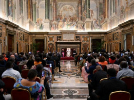 Papa Leão XVI recebe em audiência peregrinos congoleses - DR