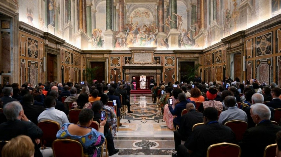 Papa Leão XVI recebe em audiência peregrinos congoleses