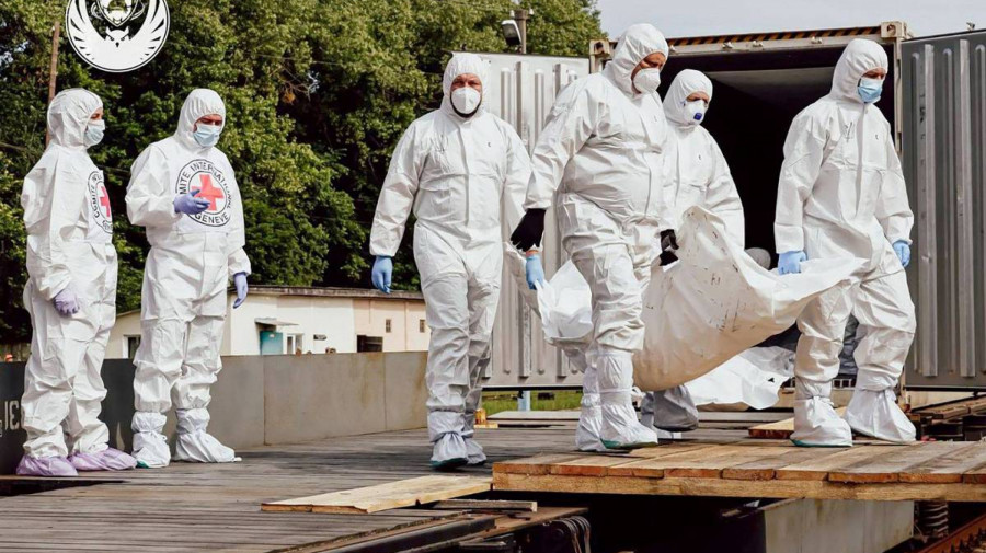 Ucrânia recebe mais 1.245 corpos da Rússia